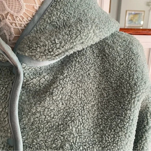 SATURDAY SUNDAY X Anthropologie Leona Reversible Sherpa Jacket XS - Picture 2 of 8